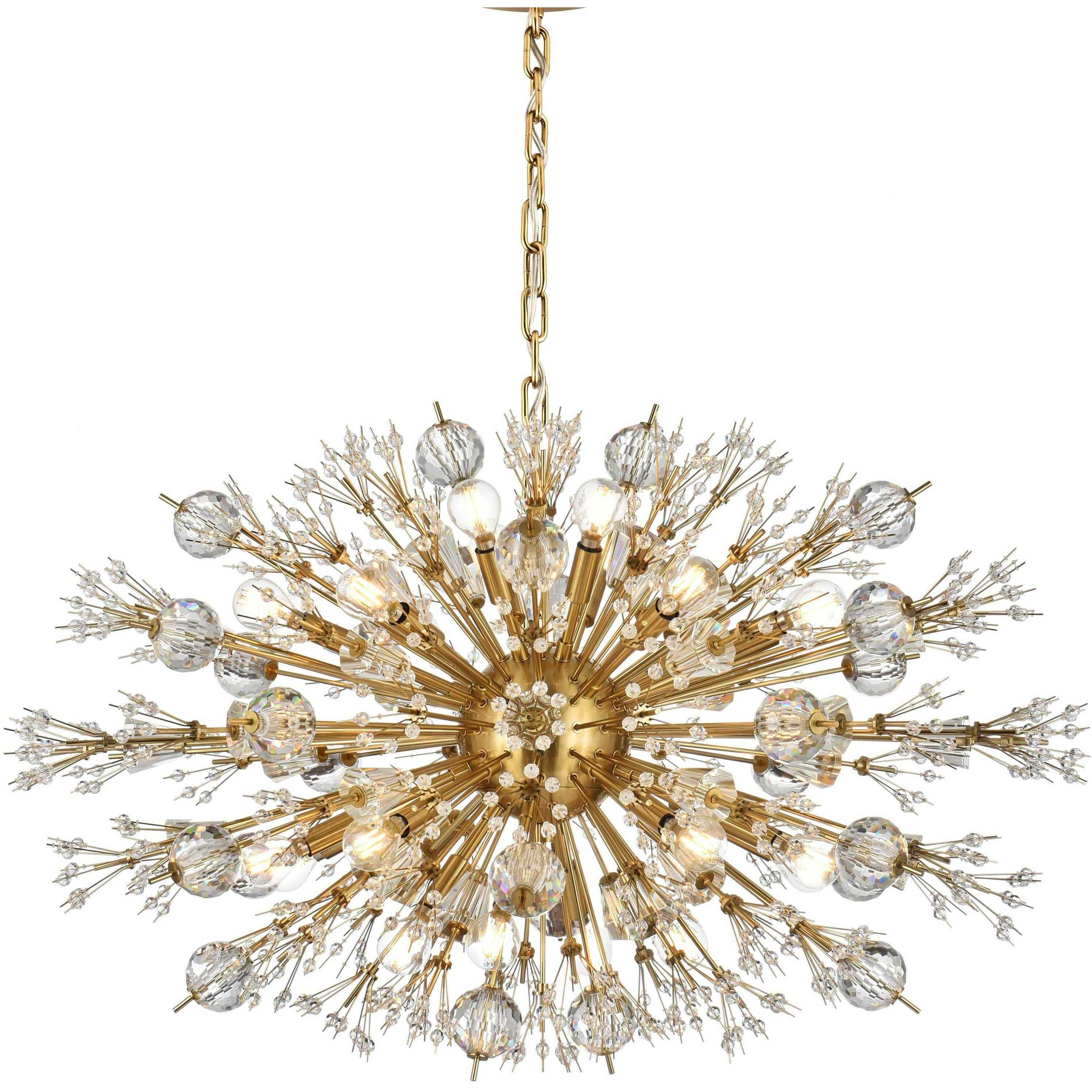 Vera 24 Light 23 inch Gold Pendant Ceiling Light