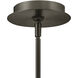 Cava LED 50 inch Black Oxide Semi-flush Mount Ceiling Light