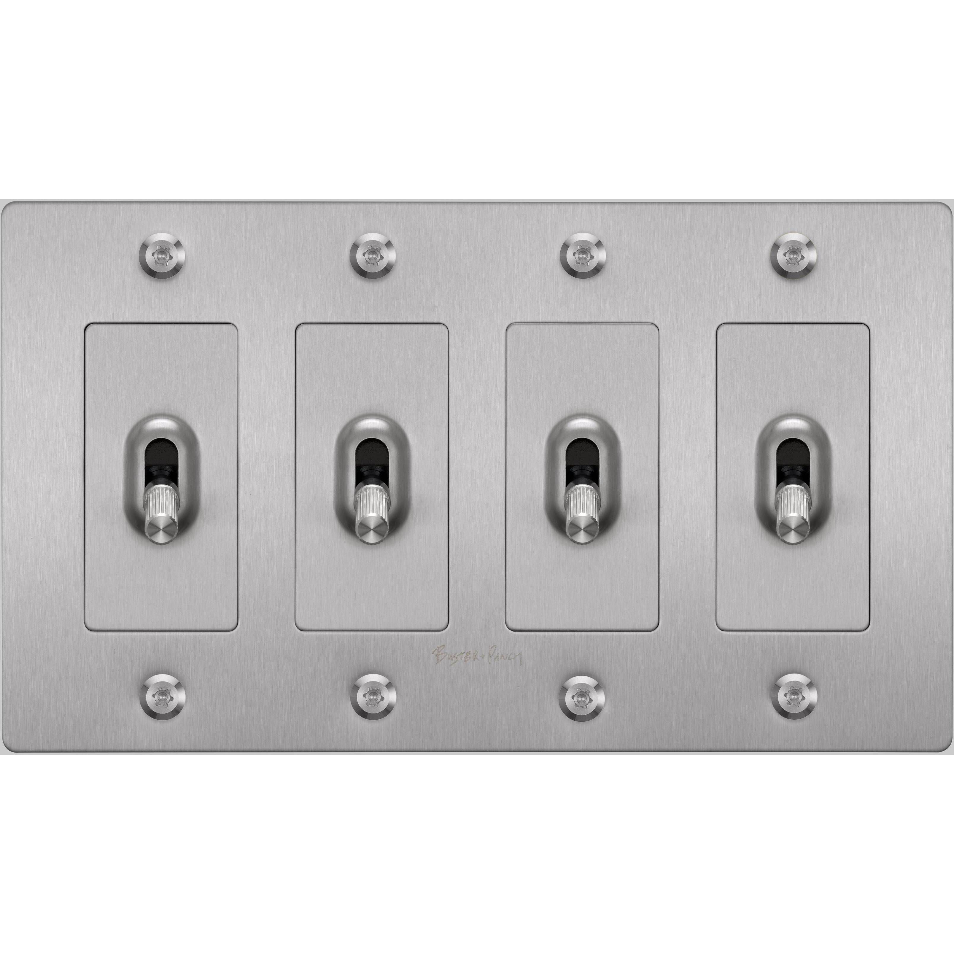 4G Toggle 120-277 Steel Light Switch