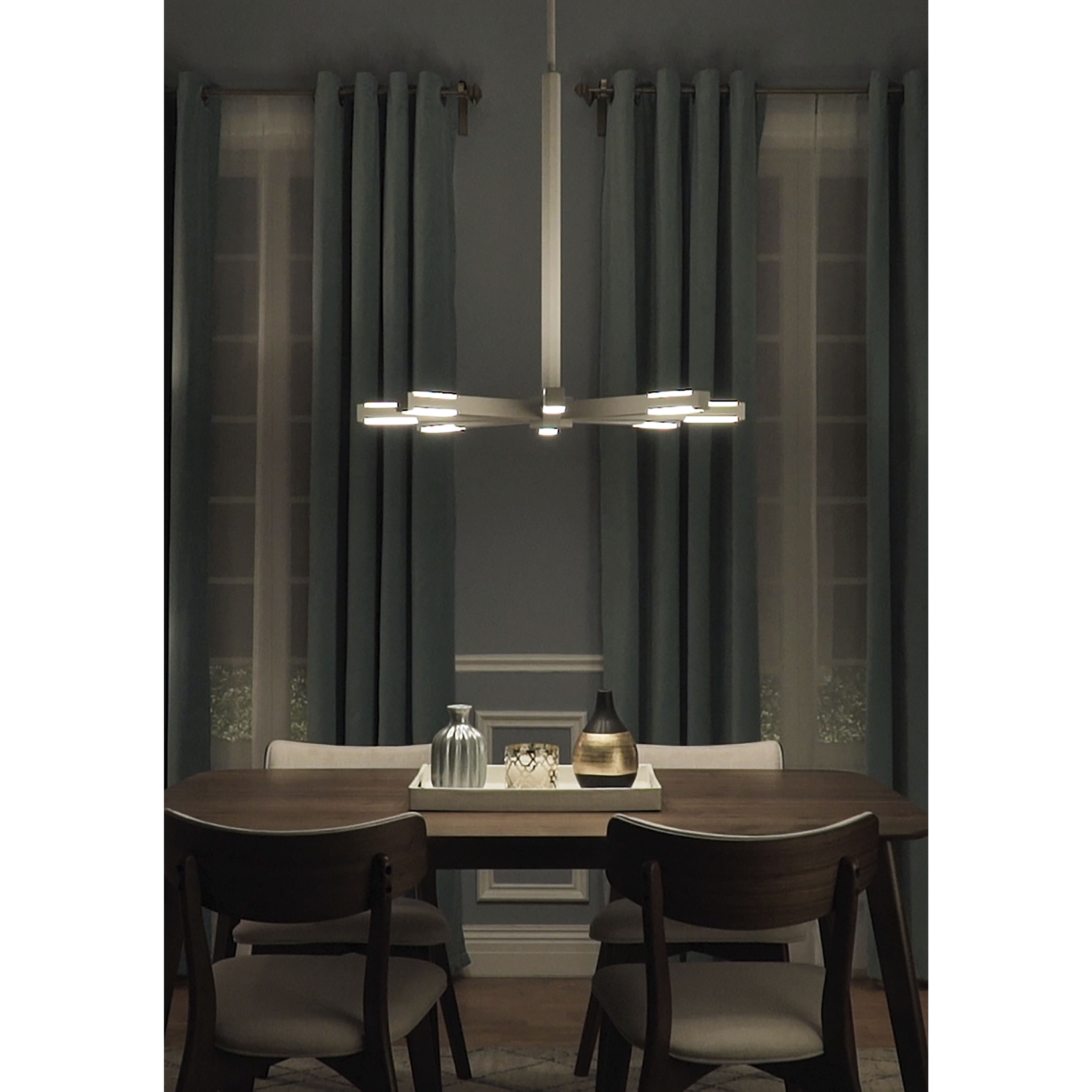 Spoke LED LED 30.75 inch Matte White Single Pendant Ceiling Light