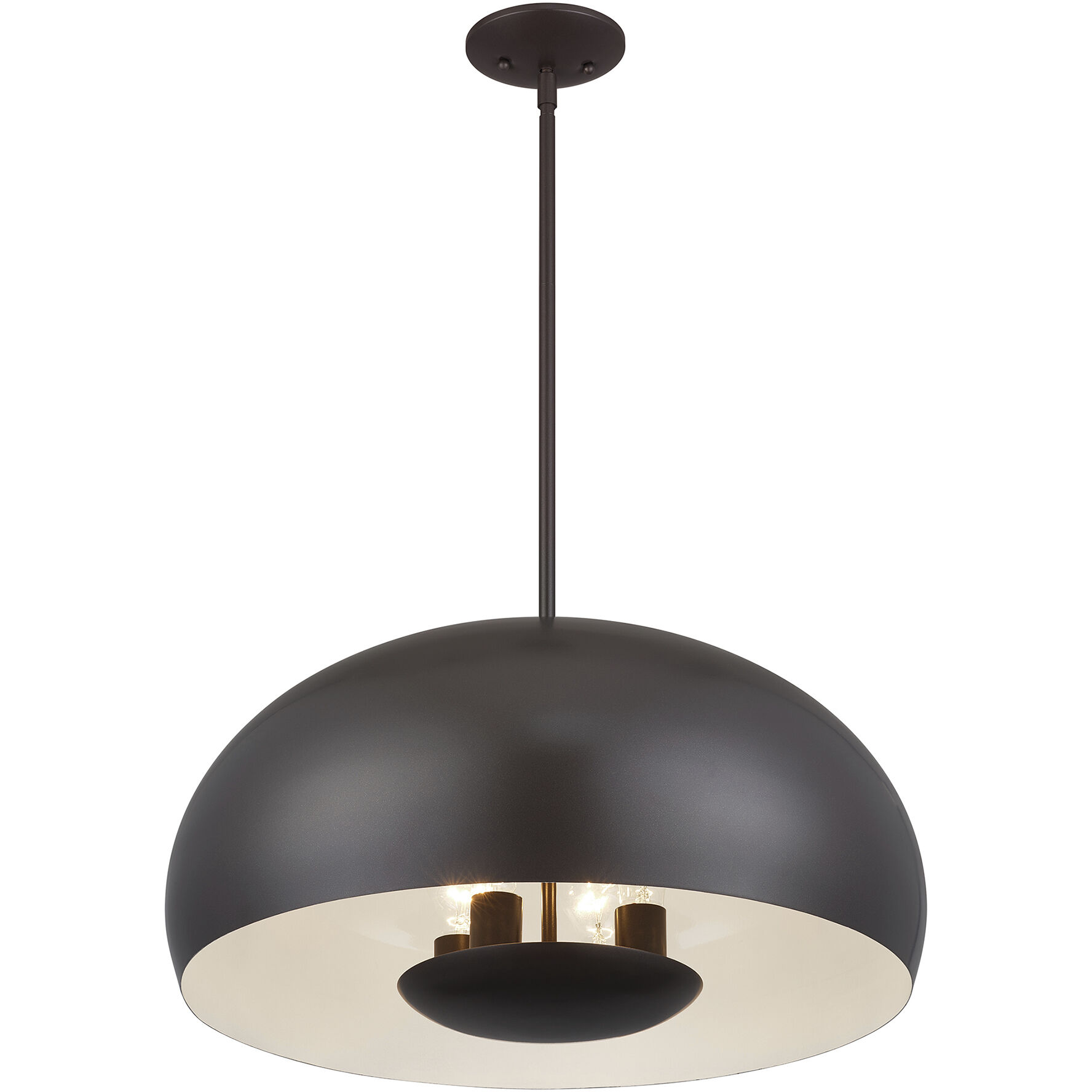 Domma 4 Light 22.5 inch English Bronze Pendant Ceiling Light