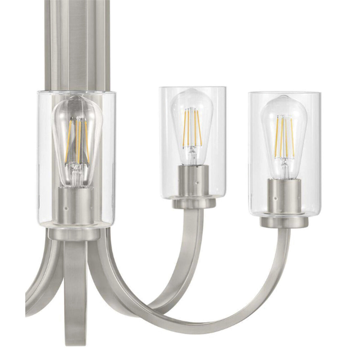 Melina 5 Light 24 inch Brushed Nickel Chandelier Ceiling Light