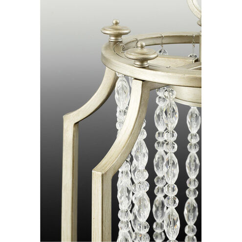 Bradstreet 6 Light 18 inch Silver Ridge Pendant Ceiling Light, Design Series