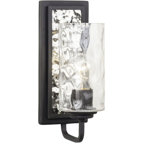 Hammer Time 1 Light 5 inch Carbon/Polished Stainless Wall Sconce Wall Light