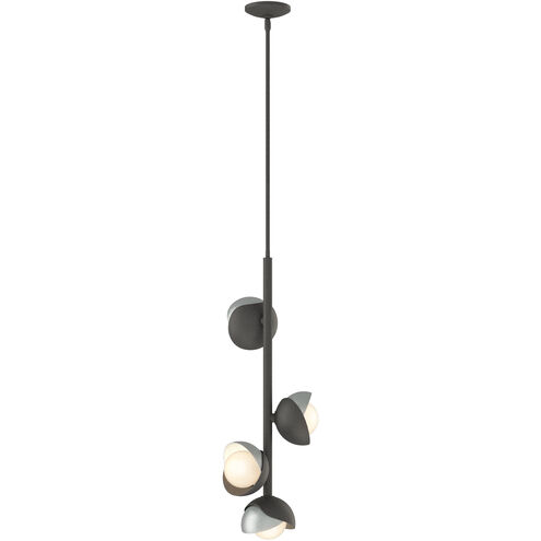 Brooklyn 4 Light 11.6 inch Natural Iron and Vintage Platinum Vertical Pendant Ceiling Light in Natural Iron/Vintage Platinum