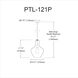 Petalite 1 Light 12.5 inch Matte Black Pendant Ceiling Light