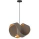 Elvira 1 Light 19.6 inch Black Pendant Ceiling Light