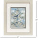 Spring Song Blue and Beige and Brown Framed Art, Propac