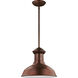 Fredricksburg 1 Light 13.25 inch Weathered Copper Outdoor Pendant