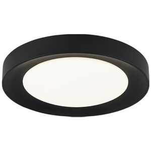 Essene LED 15 inch Black Flush Mount Ceiling Light