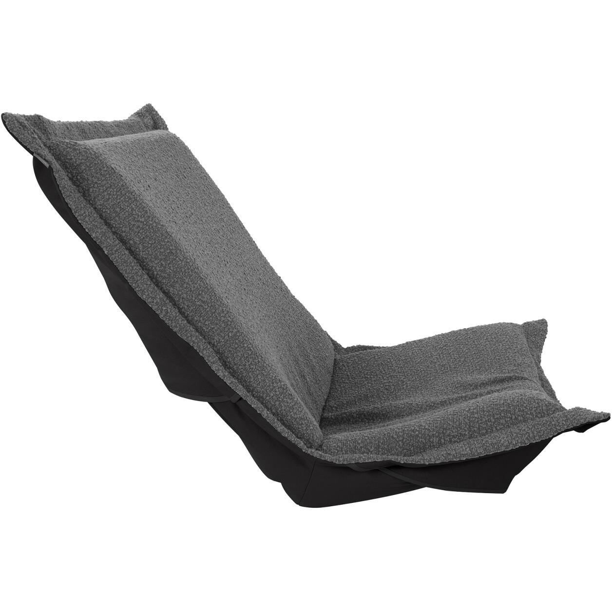 Barbet Charcoal Chair Cover & Cushion