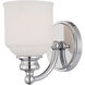 Melrose 1 Light 5 inch Polished Chrome Wall Sconce Wall Light, Essentials