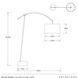 Calder 79.5 inch 100 watt English Bronze and Travertine Floor Lamp Portable Light