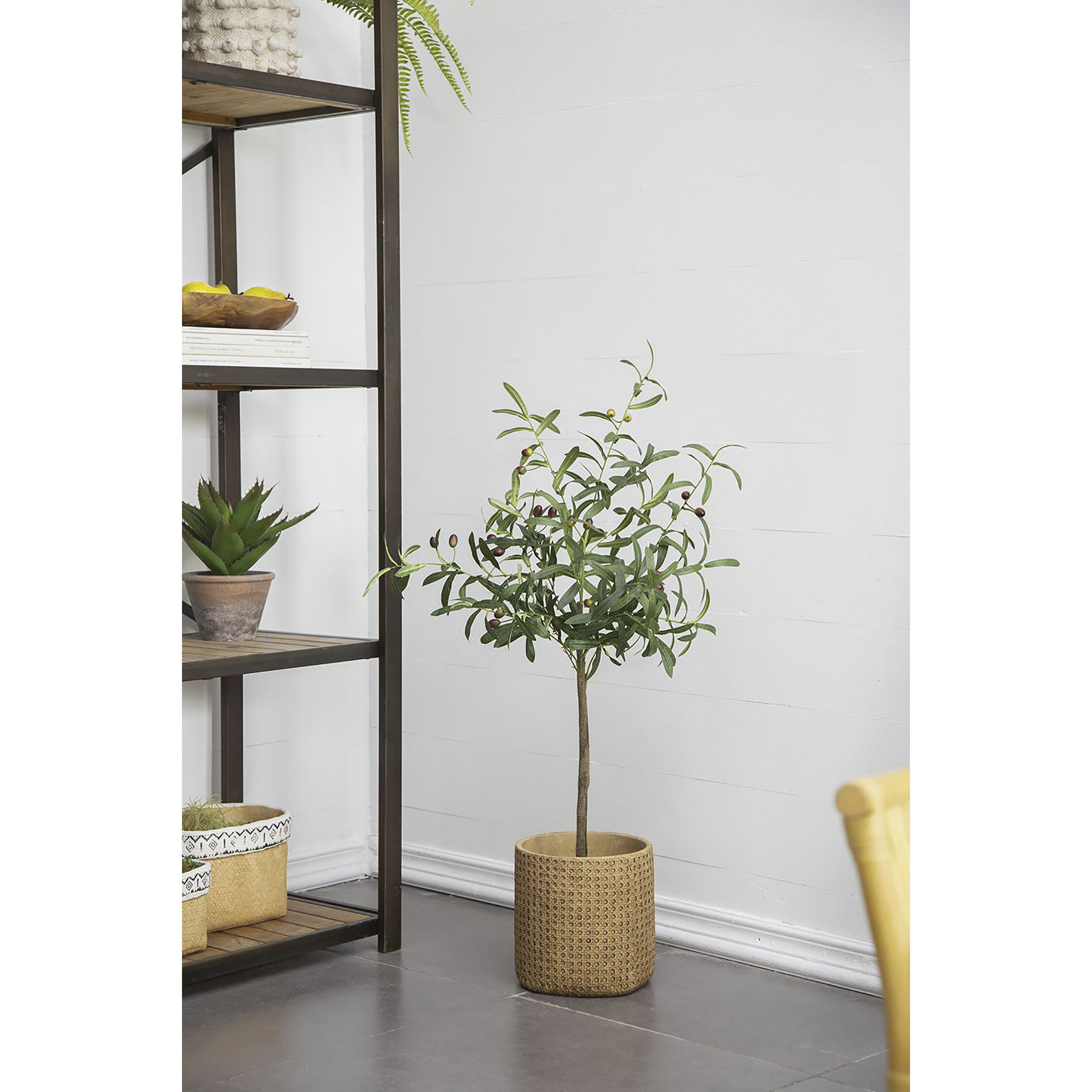 Olive Tree Green Faux Plant