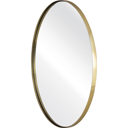Beni 24 X 24 inch Brass Wall Mirror, Small