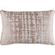 Hessian 20 inch White, Metallic - Champagne Pillow Kit