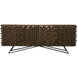 New York 87 X 23 inch Old Wood Sideboard