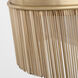 Fisher Weisman Sutton LED 21 inch Antique-Burnished Brass Flush Mount Ceiling Light