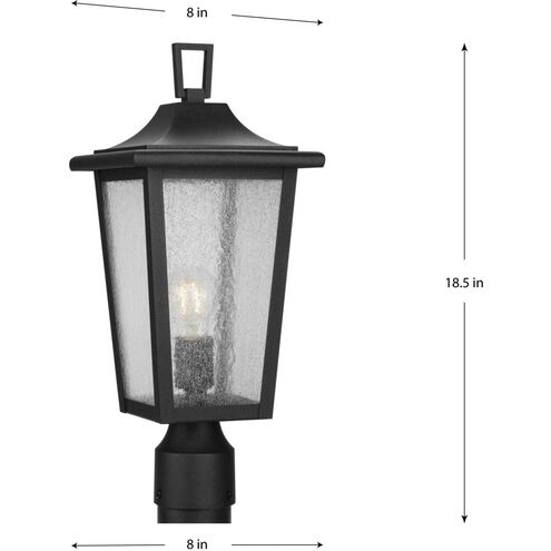 Padgett 1 Light 19 inch Textured Black Outdoor Post Lantern