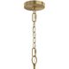 Jheni 4 Light 24 inch Brushed Gold Chandelier Ceiling Light