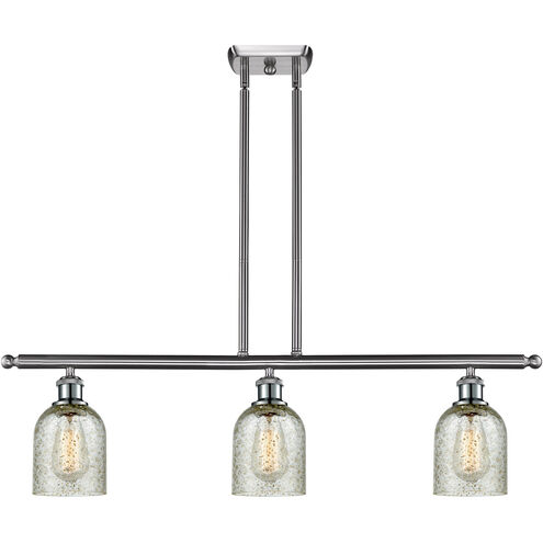 Ballston Caledonia LED 42 inch Brushed Satin Nickel Island Light Ceiling Light in Mica Glass, Ballston