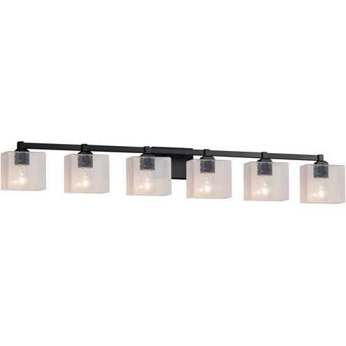 Fusion 49 inch Matte Black Bath Bar Wall Light