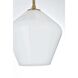 Gene 3 Light 17 inch Satin Gold Pendant Ceiling Light