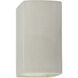 Ambiance 1 Light 5.25 inch White Crackle Wall Sconce Wall Light