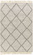 Uttar 108 X 72 inch Light Grey Rug in 6 X 9, Rectangle