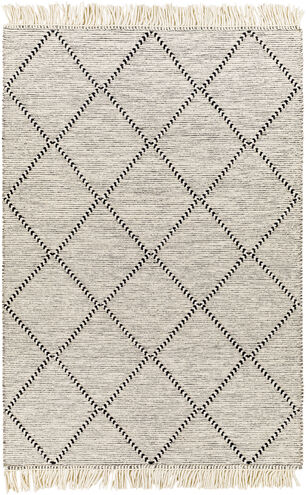 Uttar 144 X 106 inch Light Grey Rug in 9 x 12, Rectangle