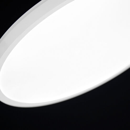 Argo LED 11 inch White Flush Mount Ceiling Light in 11in.