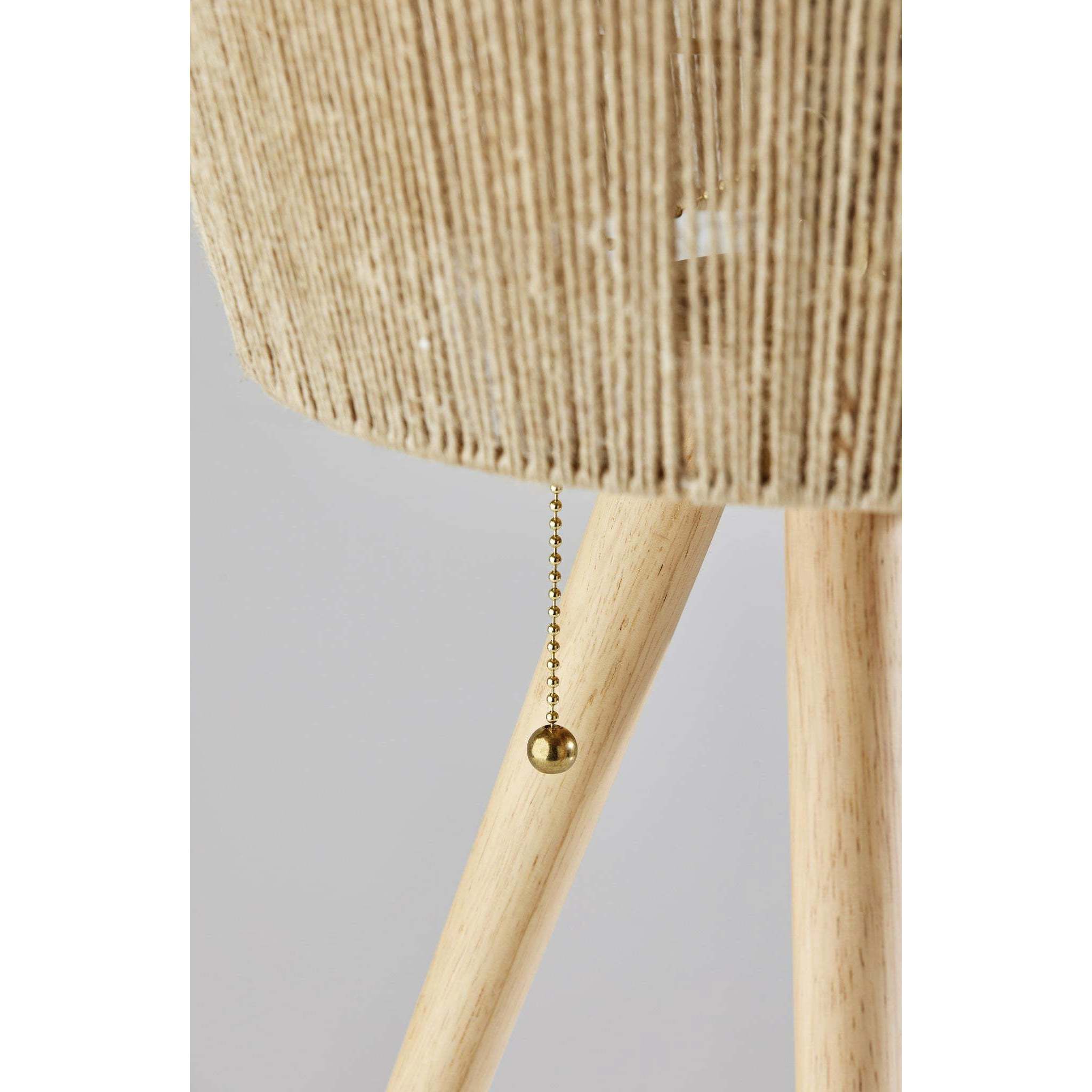 Montana 24.25 inch 100.00 watt Natural Wood Table Lamp Portable Light