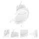 Super Sloped LED White Recessed Retrofit Reflector in 3000K