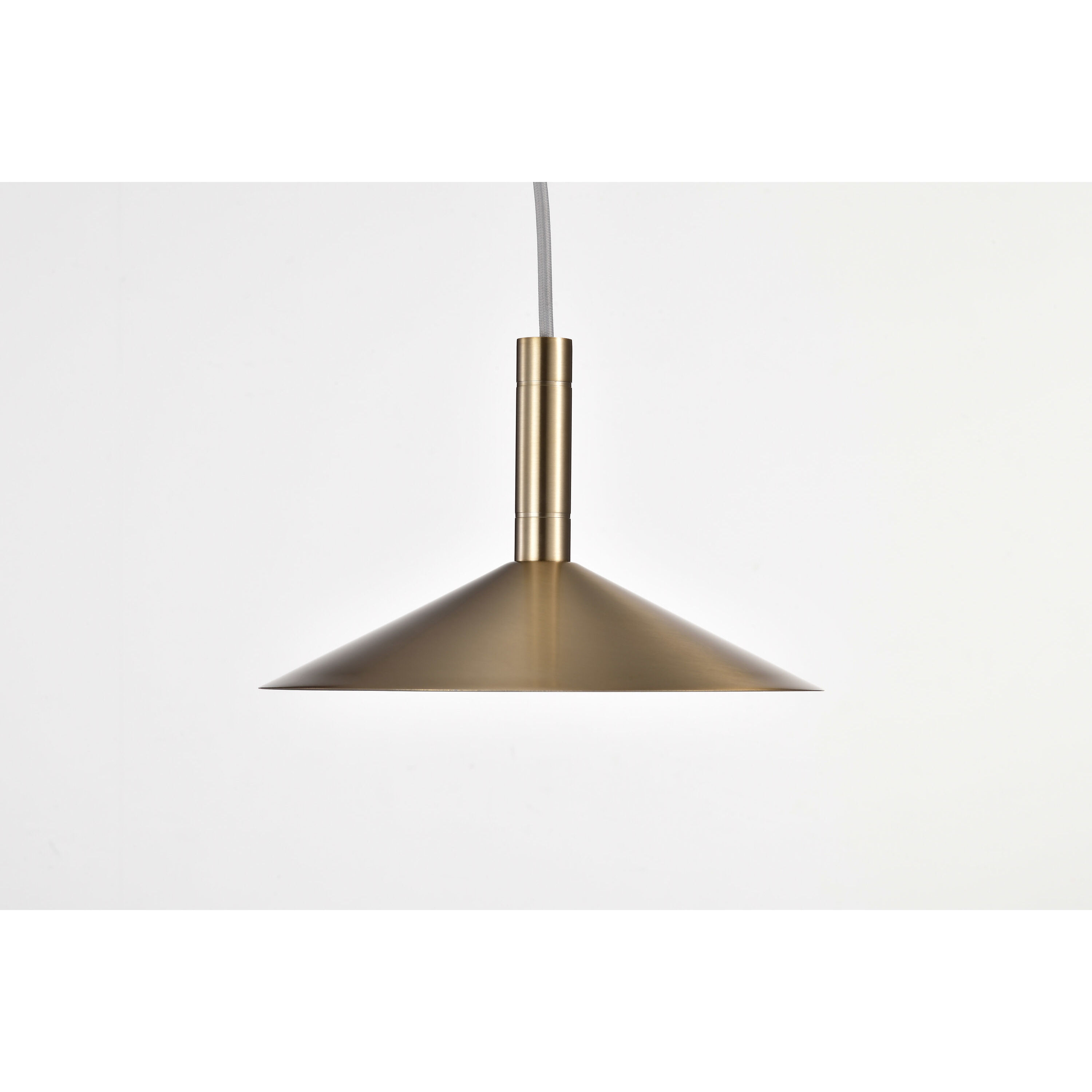 Corrine LED 9.88 inch Burnished Brass Pendant Ceiling Light