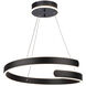 Sirius LED 19.75 inch Black Chandelier Ceiling Light