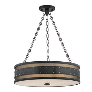 Gaines 4 Light 22 inch Aged Old Bronze Pendant Ceiling Light
