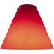 Inari 7 inch Pendant Ceiling Light in Red