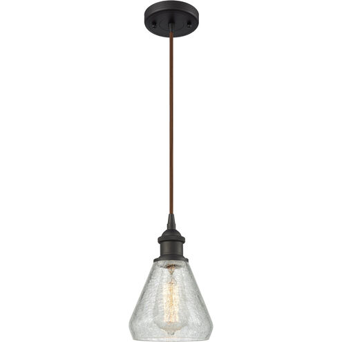 Ballston Conesus 1 Light 6 inch Oil Rubbed Bronze Mini Pendant Ceiling Light, Ballston