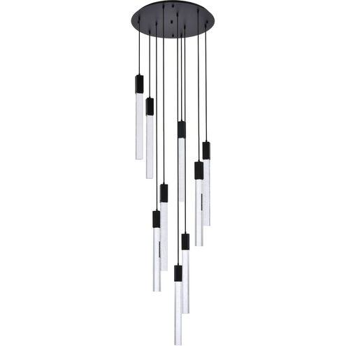 Weston 9 Light 24 inch Black Pendant Ceiling Light
