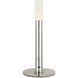 Kelly Wearstler Rousseau 9.5 inch 5.00 watt Polished Nickel Rechargeable Accent Lamp Portable Light