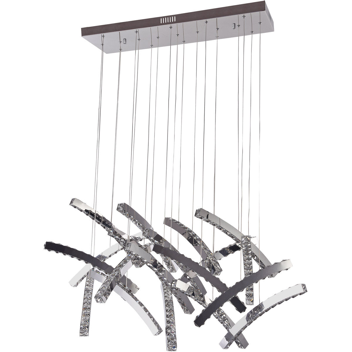 Canada LED 10 inch Chrome Pendant Ceiling Light