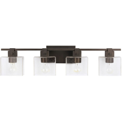 Graham 4 Light 32.5 inch Oil Rubbed Bronze Vanity Light Wall Light