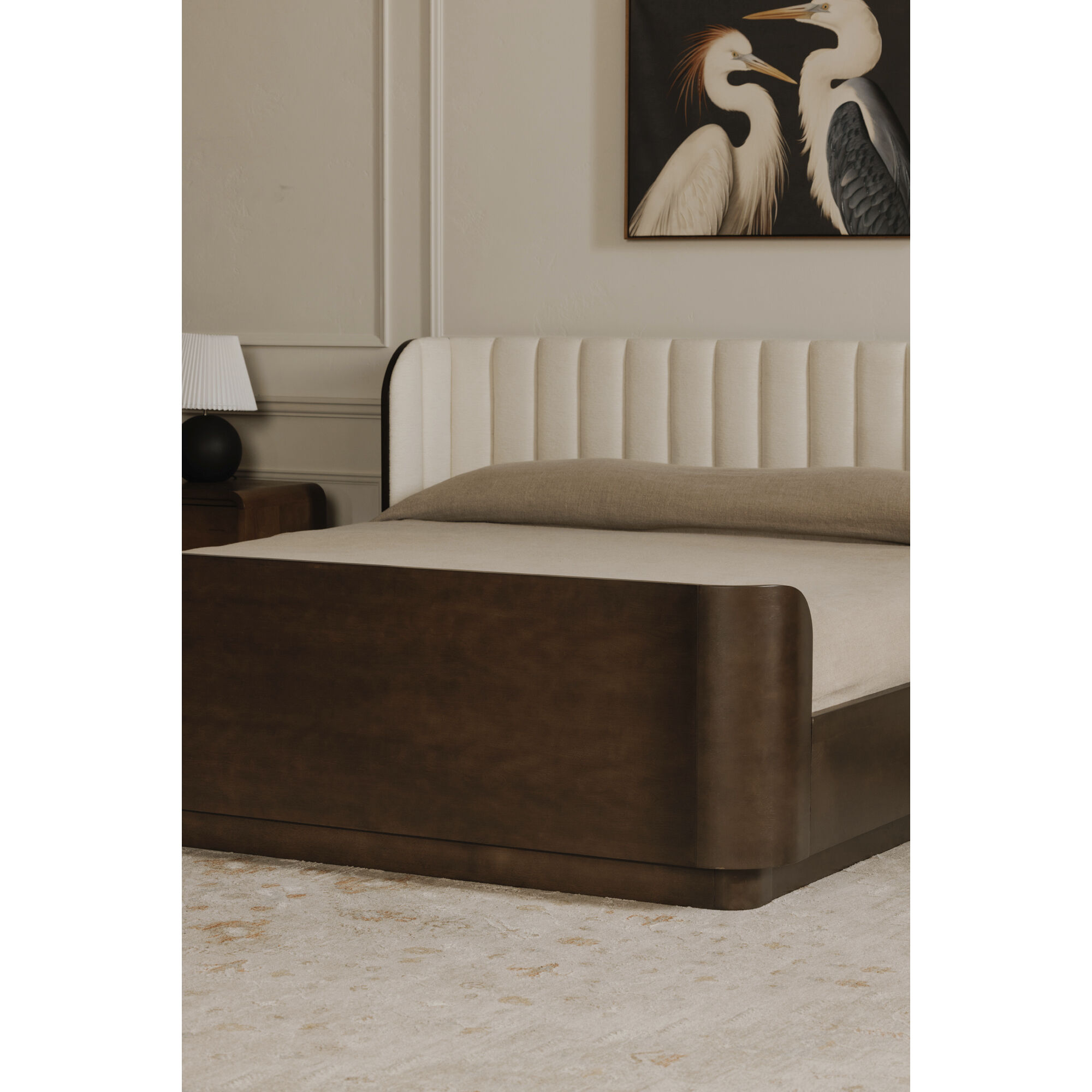 Scarlette White Bed, King