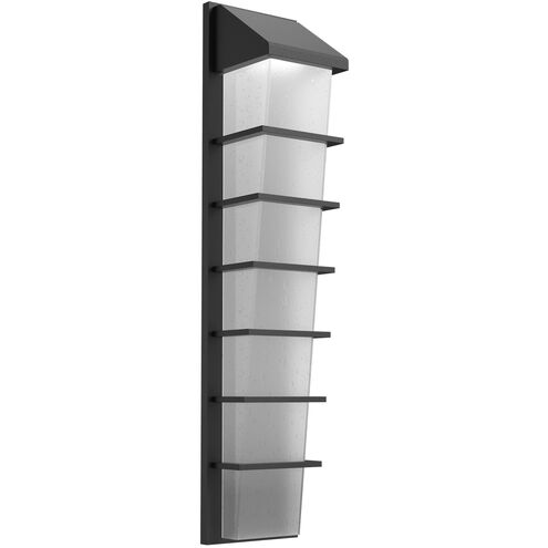 Mantle LED 24 inch Textured Black Outdoor Sconce