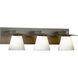 Wren 3 Light 24 inch Dark Smoke Sconce Wall Light