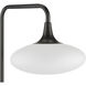 Solfeggio 61.5 inch 7 watt Oil Rubbed Bronze and Opaque White Floor Lamp Portable Light