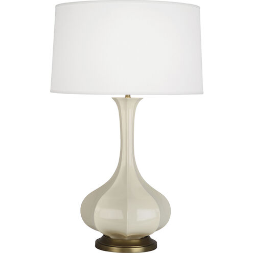 Pike 31.88 inch 150.00 watt Bone Table Lamp Portable Light in Aged Brass