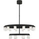 Kelly Wearstler Esfera LED 32 inch Nightshade Black Chandelier Ceiling Light