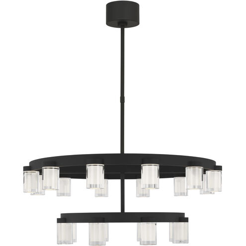 Kelly Wearstler Esfera LED 32 inch Nightshade Black Chandelier Ceiling Light
