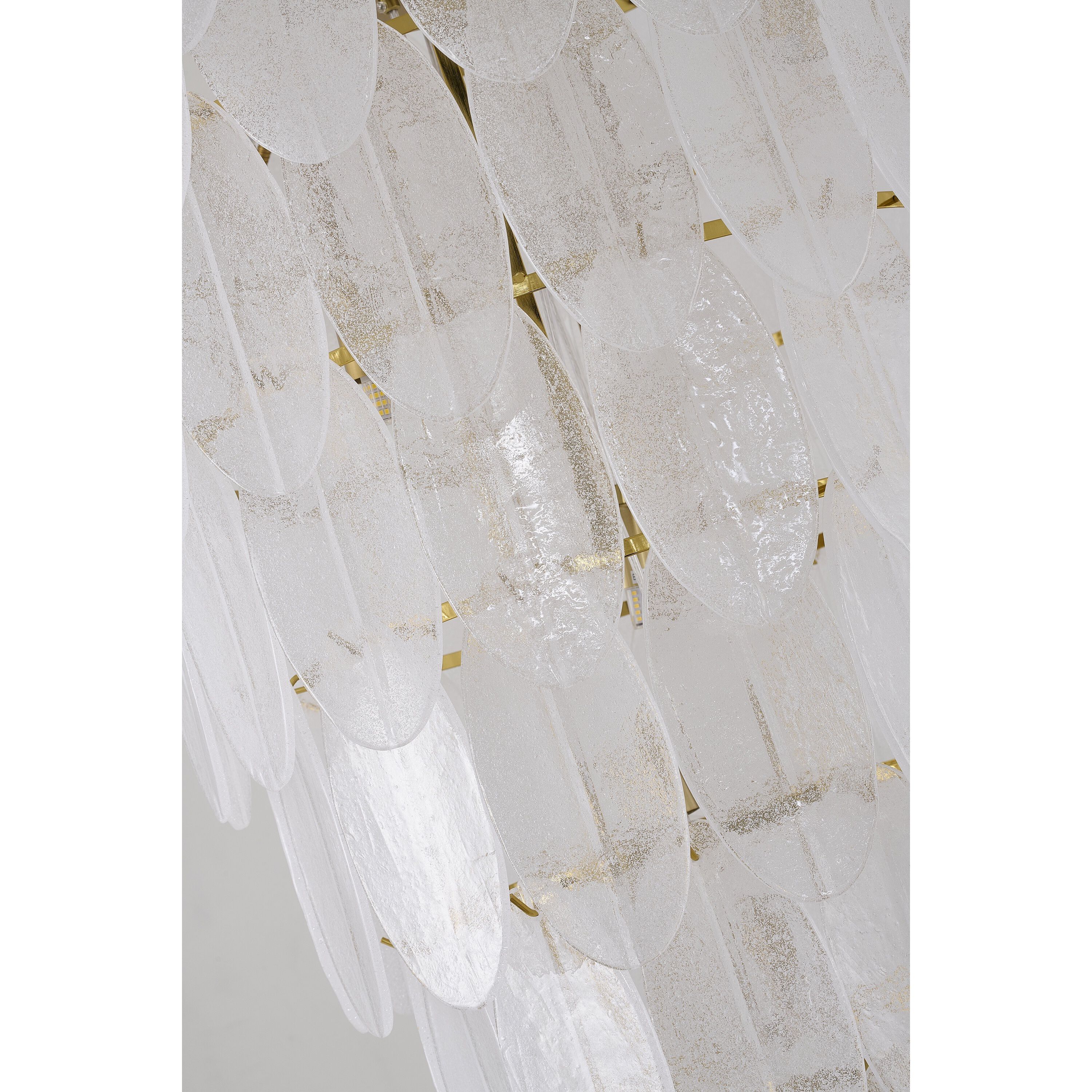 LA Series 12 Light 33 inch Brass Chandelier Ceiling Light